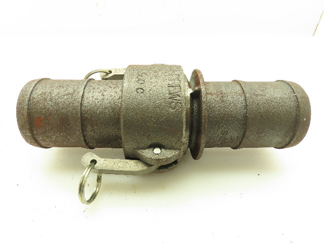 Dixon 300-C / 300-E Steel CamLock Cam & Groove 3" Coupler/Adapter x Hose Shank