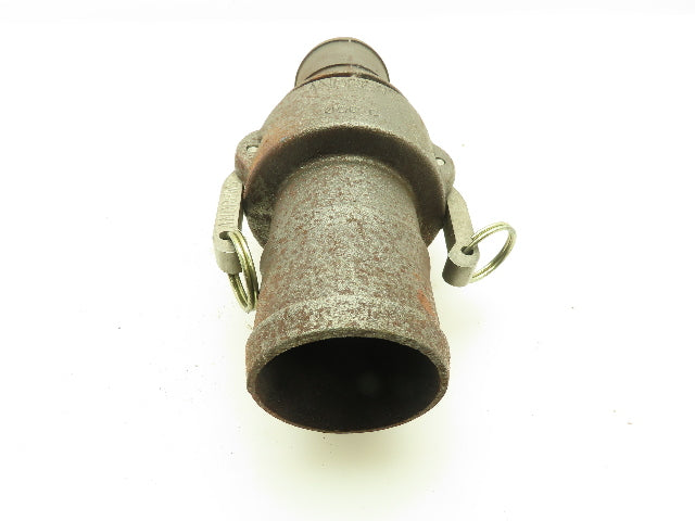 Dixon 300-C / 300-E Steel CamLock Cam & Groove 3" Coupler/Adapter x Hose Shank