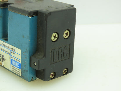 MAC 82A-AC-BKA-TM-DDA5-1DA Pneumatic Solenoid Control Valve 150PSI 24VDC Coil