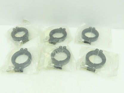KQ40AW Aluminum Black Quick Clamp w/Wingnut 1-7/8"ID  LOT OF 6