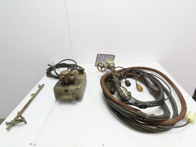 Arcair A-track Gouging Torch & Tractor 120V 1/4 Carbon Rods Vintage Welding