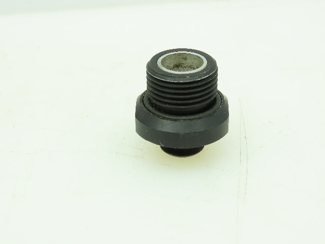 Piab G-Thread 3/8"Male Fitting 7.55mm OD w/Mesh Filter For Suction Cup LOT OF 7