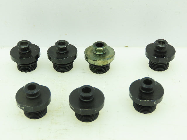 Piab G-Thread 3/8"Male Fitting 7.55mm OD w/Mesh Filter For Suction Cup LOT OF 7