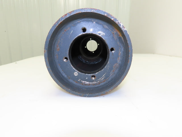6" X 27" Steel Drum Conveyor End Drive Roller Center Groove QD Bushed