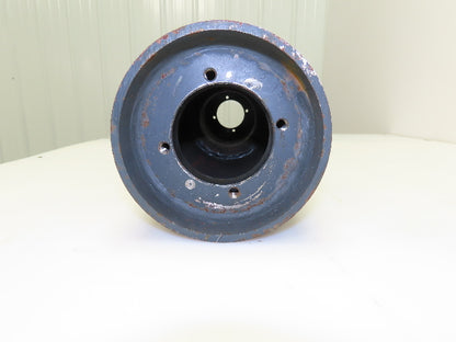 6" X 27" Steel Drum Conveyor End Drive Roller Center Groove QD Bushed