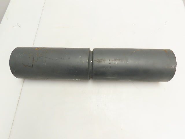 6" X 27" Steel Drum Conveyor End Drive Roller Center Groove QD Bushed