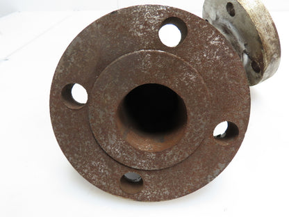 Glover 2" Cast Steel 90° Elbow #150 Flange Pipe Fitting 4-Bolt