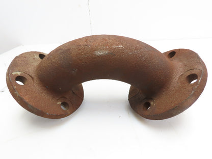 2" Cast Steel 90° Elbow #150 Flange Pipe Fitting 4-Bolt
