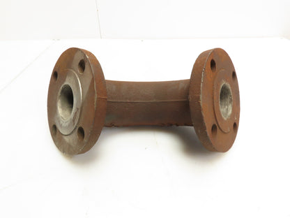 2" Cast Steel 90° Elbow #150 Flange Pipe Fitting 4-Bolt
