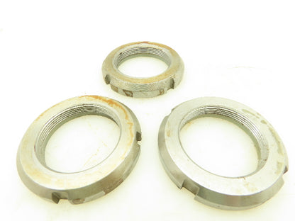 Applied SNI11 0.302" Slot x 2.000"OD 1026 Grade Steel Self Locking Lock Nut 3 pc