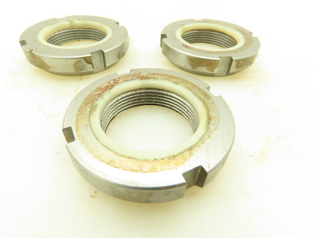 Applied SN06 0.240" Slot x 1.375"OD 1026 Grade Steel Self Locking Lock Nut 3pc