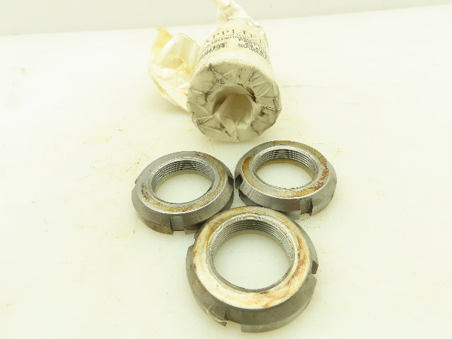Applied SN06 0.240" Slot x 1.375"OD 1026 Grade Steel Self Locking Lock Nut 3pc