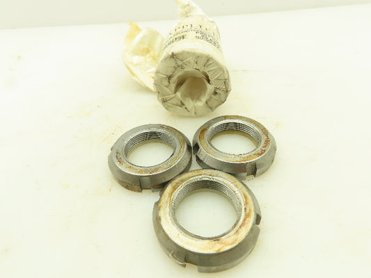 Applied SN06 0.240" Slot x 1.375"OD 1026 Grade Steel Self Locking Lock Nut 3pc