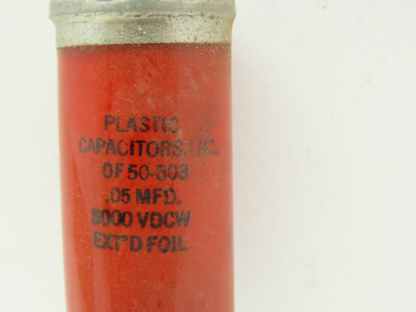 Plastic Capacitors OF50-503 Synthetic Capacitor 5000VDC  .05 MFD. LOT OF 2