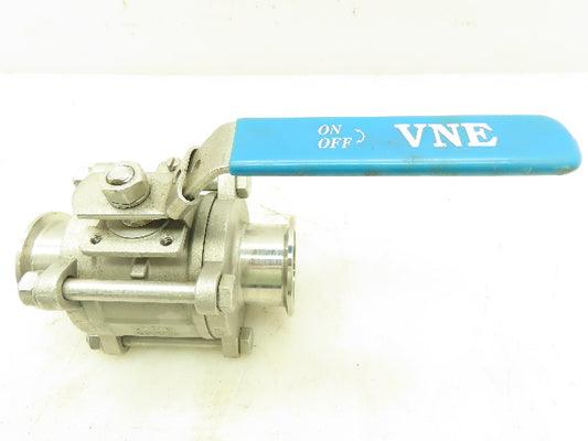 VNE 139GH1 2" 1000WOG Stainless Sanitary Tri-clamp Ball Valve DN50