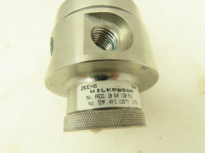 Wilkerson 2KEH6 General Purpose Air Regulator 1/2" NPT 80 cfm Max Flow Pneumatic