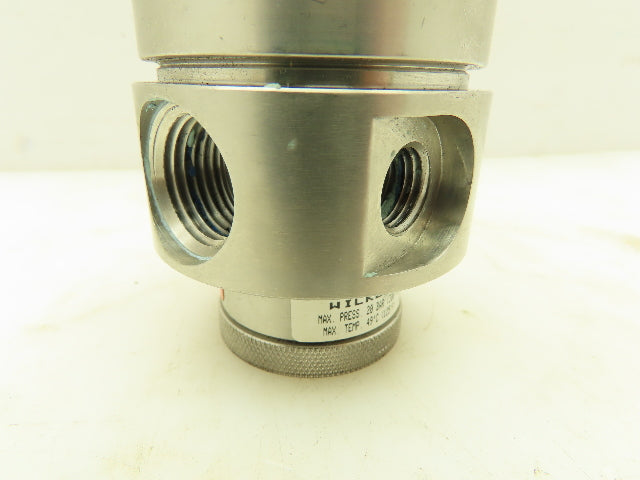 Wilkerson 2KEH6 General Purpose Air Regulator 1/2" NPT 80 cfm Max Flow Pneumatic