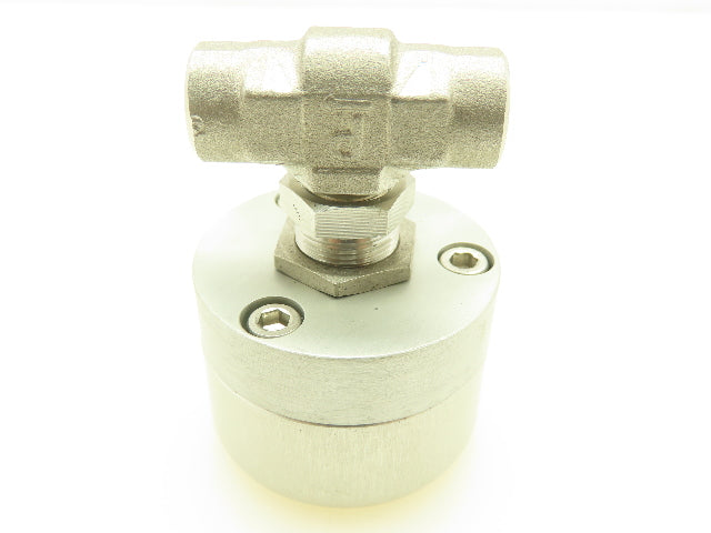 Parker 2F-V4L0-11AD-SS Series Pneumatic Inline Needle Valve 316 SS Air 1/8" Port