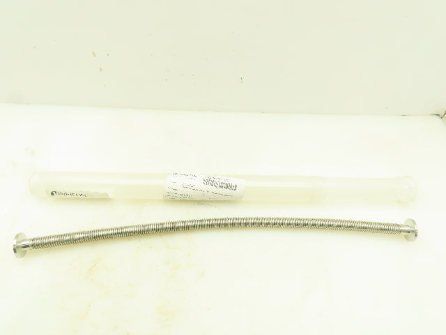 Inficon DN 10 ISO-KF SS Flex Vacuum Hose 10MM ID Metallschlauch 19.5" Long