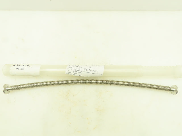 Inficon DN 10 ISO-KF SS Flex Vacuum Hose 10MM ID Metallschlauch 19.5" Long
