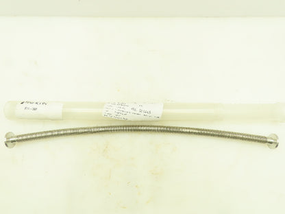 Inficon DN 10 ISO-KF SS Flex Vacuum Hose 10MM ID Metallschlauch 19.5" Long