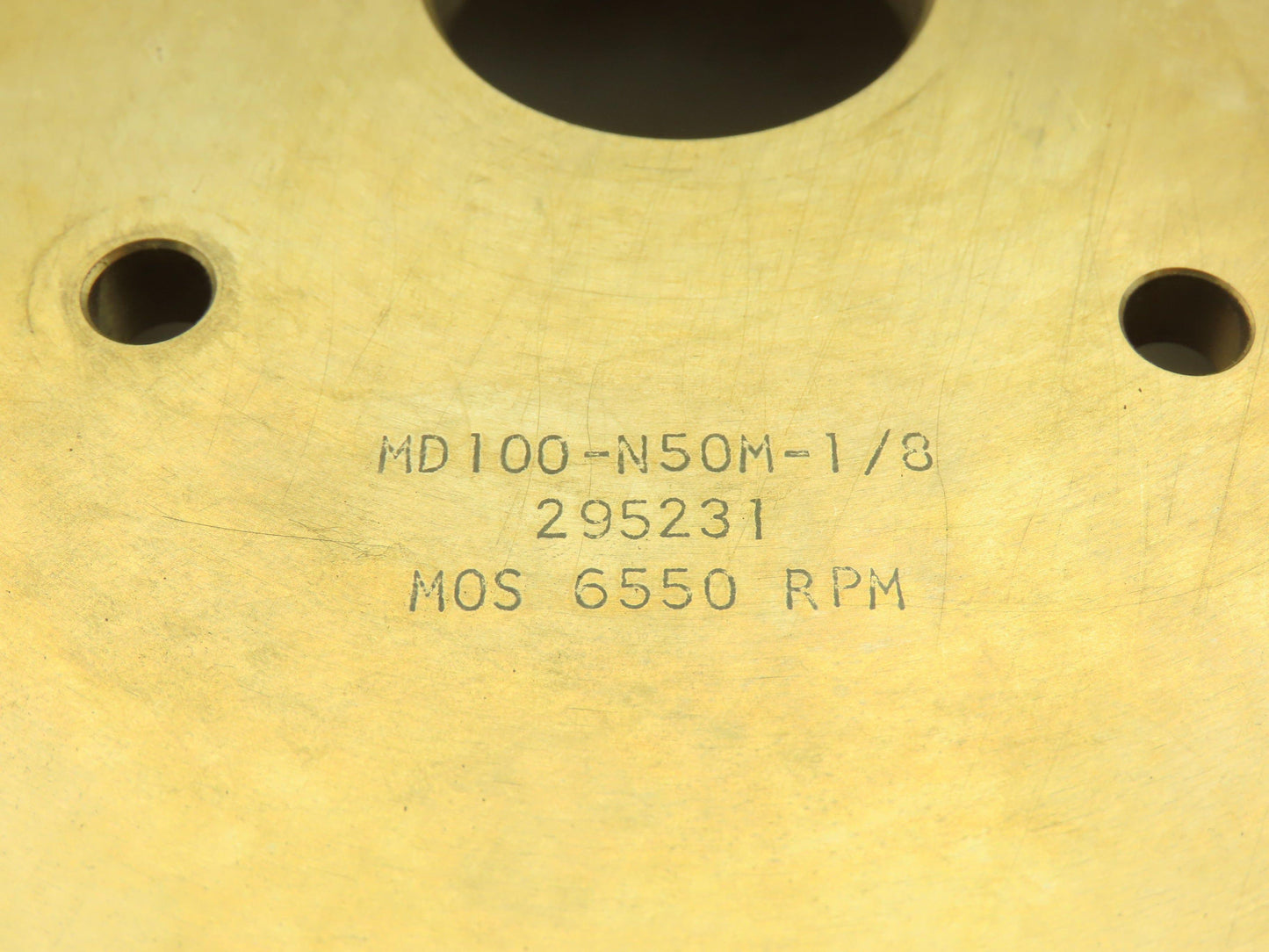 Norton MD100-N50M-1/8 Diamond Wheel MOS 6550 RPM Max 6.620x1-1/2x1-1/4