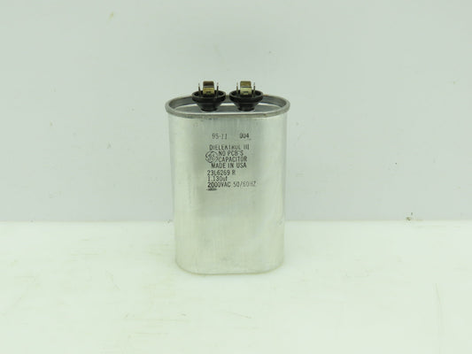 General Electric 23L6269R Capacitor 1.130uf 2000VAC 95-11 Dielektrol III