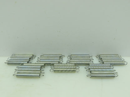 Lee Spring LE-049D-09-M 2.5 to 4.3" Music Wire Spring 13LB Zinc Plated Lot of 33