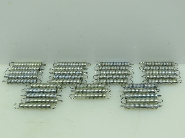 Lee Spring LE-049D-09-M 2.5 to 4.3" Music Wire Spring 13LB Zinc Plated Lot of 33