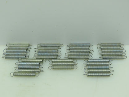 Lee Spring LE-049D-09-M 2.5 to 4.3" Music Wire Spring 13LB Zinc Plated Lot of 33