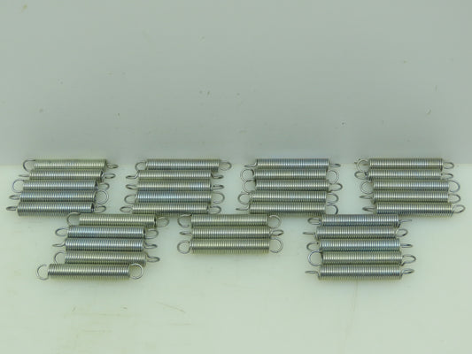 Lee Spring LE-049D-09-M 2.5 to 4.3" Music Wire Spring 13LB Zinc Plated Lot of 33