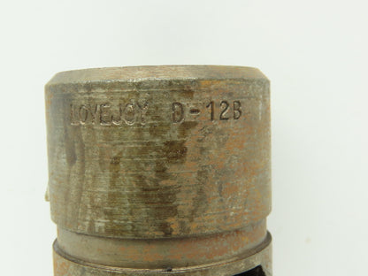 Lovejoy D12B Universal Coupler 5.00" OAL x 2.00"OD x 1.00"  Bore