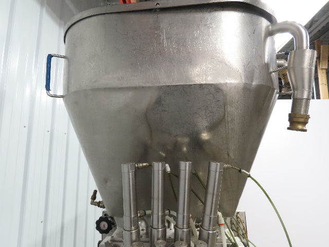 GEI Turbo MUL4 ARC Piston Filler 4 Head Piston Style Liquid Filler Bottle Can