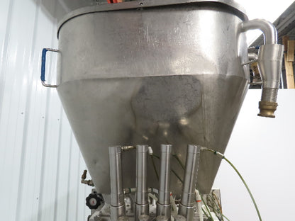 GEI Turbo MUL4 ARC Piston Filler 4 Head Piston Style Liquid Filler Bottle Can