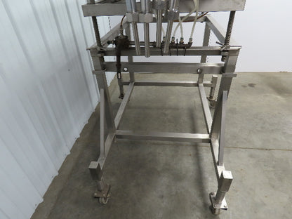 GEI Turbo MUL4 ARC Piston Filler 4 Head Piston Style Liquid Filler Bottle Can