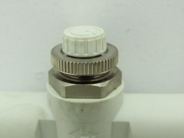 SMC AS3001F-10 Inline Flow Control Valve 10mm Pushlok Tube Lot of 4