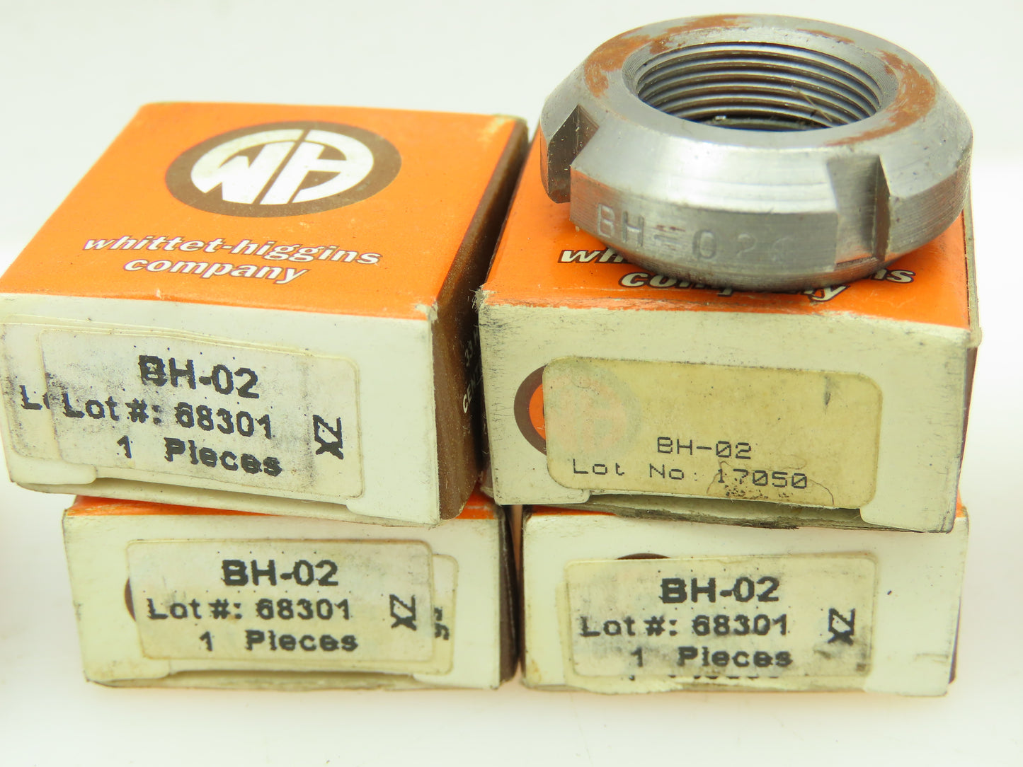Whittet-Higgins Bearhug Locknut Lot (4)BH-01 (4)BH-02 (3)BH-03 (4)BH-04