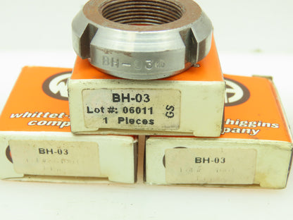 Whittet-Higgins Bearhug Locknut Lot (4)BH-01 (4)BH-02 (3)BH-03 (4)BH-04