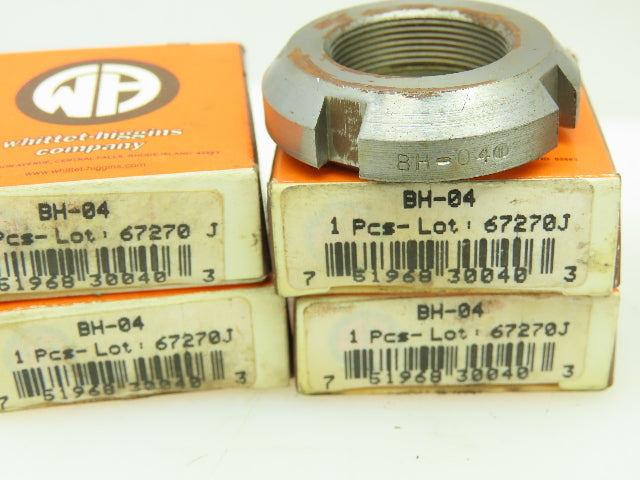 Whittet-Higgins Bearhug Locknut Lot (4)BH-01 (4)BH-02 (3)BH-03 (4)BH-04