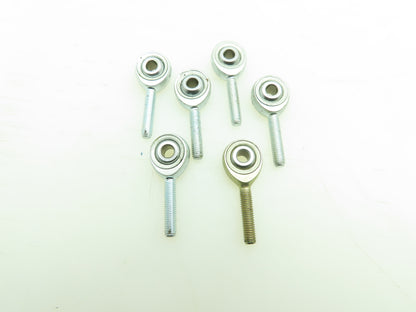 CML-3 3/16" Precision Left Hand Male Rod End 13/16" Thread 10-32 Lot of 6