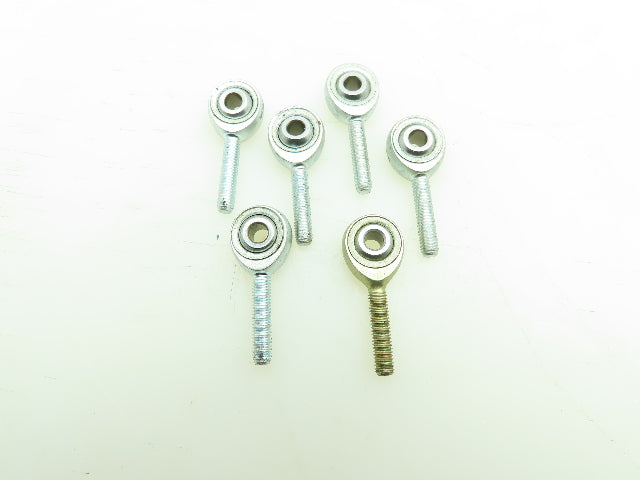 CML-3 3/16" Precision Left Hand Male Rod End 13/16" Thread 10-32 Lot of 6