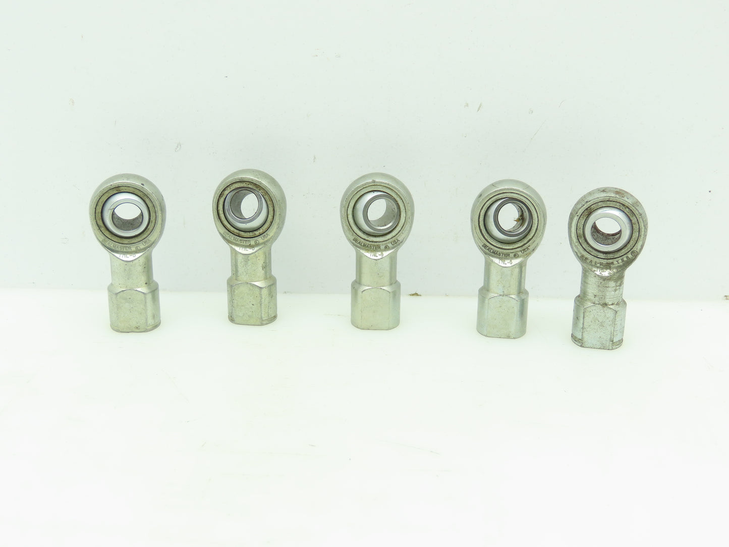 Spherco TRL-6 3/8" Precision Left Hand Female Rod End Thread 3/8-24 Lot of 5