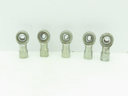 Spherco TRL-6 3/8" Precision Left Hand Female Rod End Thread 3/8-24 Lot of 5