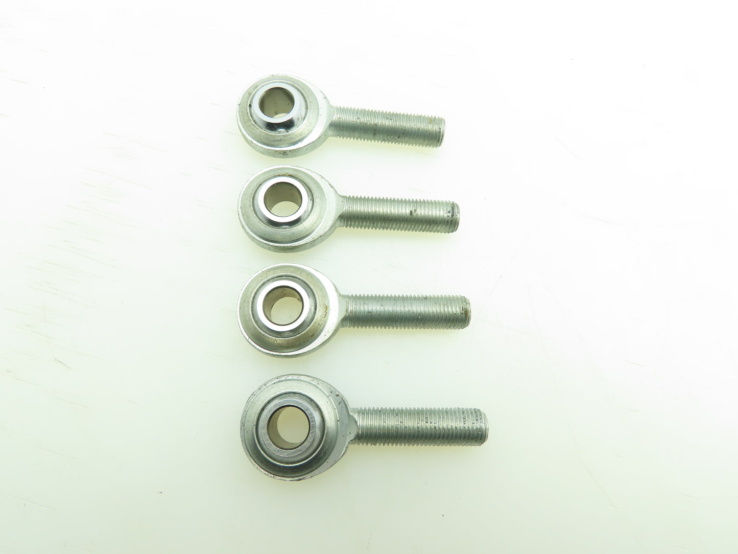 HML 6 3/8" Steel Precision Male Left Hand Thread 3/8-24 Rod End Lot of 4