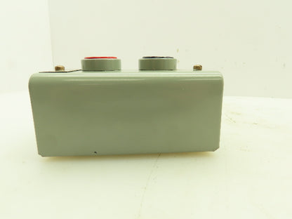 GE  CR2943NA102A  Pushbutton Control Station START/STOP 2 Button Enclosure 4.5"