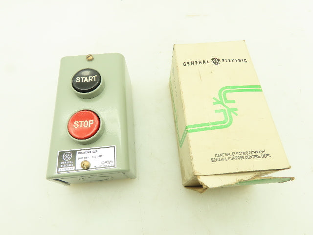 GE  CR2943NA102A  Pushbutton Control Station START/STOP 2 Button Enclosure 4.5"