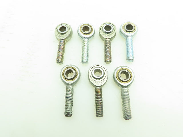 3/8'' Male Left Hand Metal to Metal Rod End Bearing 3/8-24 Lot of 7