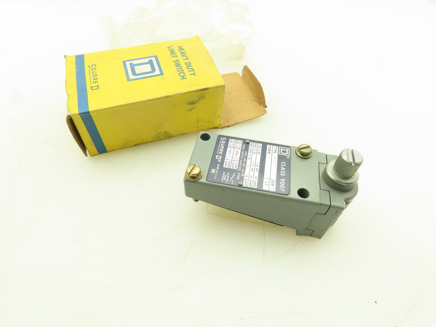 Square D BO54A1 Limit Switch Top 10A 120V/240V/480V/600V Ser A