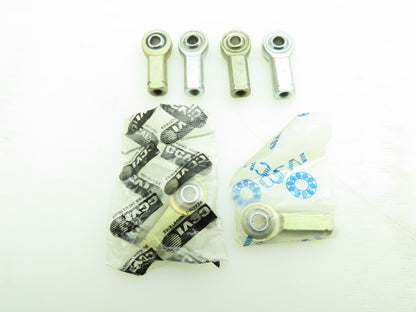 1/4'' Female Left Hand Metal to Metal Rod End Bearing 1/4-28 Lot of 6