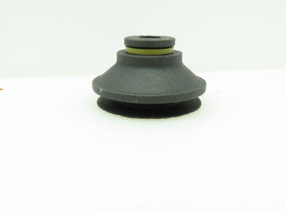 Vacuum Suction Cup Bottom 7/8"ID Top 3/8"ID Rubber/Black  LOT OF 8